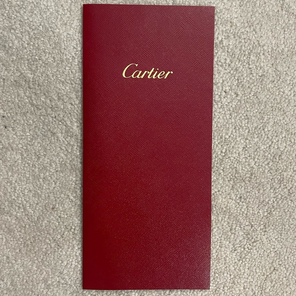 Cartier Receipt & Card Holder